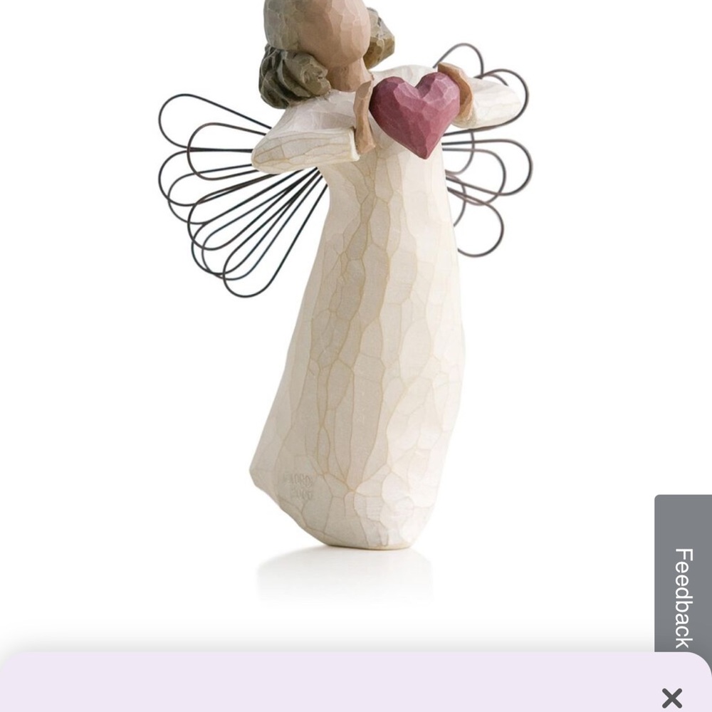 Hallmark Angel Figurine with Heart